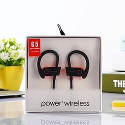 Avis Wewoo Oreillette Bluetooth noir pour iPad, iPhone, Galaxy, , Xiaomi, LG, HTC et autres téléphones intelligents Écouteurs intra-auriculaires stéréo avec micro V4.2 avec micro + orange,