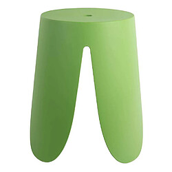 Avis LEITMOTIV Tabouret en polypropylène Ravish vert.