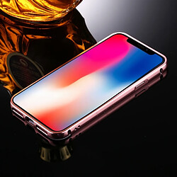 Wewoo Coque or rose pour iPhone X Galvanoplastie + PC Miroir De Protection Cas de Couverture Arrière, pas cher