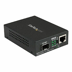 STARTECH Convertisseur de média fibre optique Gigabit Ethernet avec slot SFP ouvert - 1 Port - 1 x Réseau (RJ-45) - Fibre