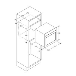 Avis Four intégrable multifonction 75l 60cm a pyrolyse inox - rfc3cm5579in - ROSIERES