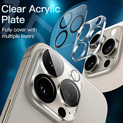 Verres Protection Camera Arriere X3 Pour iPhone 15 Pro Little Boutik®