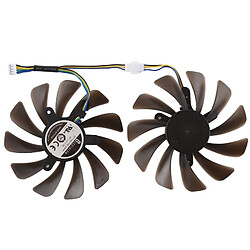 Wewoo Ventilateur de refroidissement DC 12V 0.5A 4 broches femelle ordinateur bureau radiateur CPU, diamètre: 9.5mm, paires