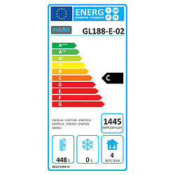 Avis Arrière-bar Réfrigéré 2 Grands Tiroirs et 3 Portes - Polar - R600a - Acier peint noir3698Pleine/battante 2542x513x860mm