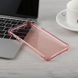 Avis Wewoo Coque TPU Transparent Dropproof 0.75mm pour iPhone XR (Rose)