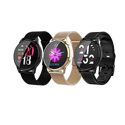 YP Select Wallpaper Change Color Display Wristband Heart Rate Blood Pressure Female Period Monitor Smart Watch-A