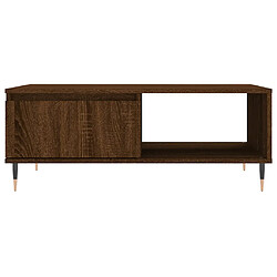 Acheter vidaXL Table basse chêne marron 90x60x35 cm bois d'ingénierie