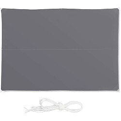 Helloshop26 Voile d'ombrage rectangle 3 x 4 m gris 13_0002933_3