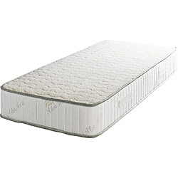 King Of Dreams Lot de 2 Matelas 80X200 Mousse Poli Lattex Indéformable - Hauteur 23 cm - Soutien Très Ferme Face Hiver Pure Laine Merinos - Face été Aloe Vera 80 200 Super Deluxe