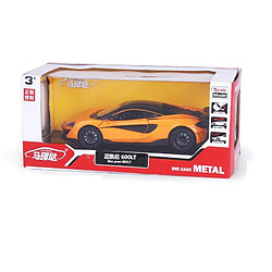 Universal 1/36 McLaren 600LT Métal Voiture Die Casting Pull Back Modèle Jouet Garçon Collection Cadeaux de Noël Décoration de bureau | Voiture Jouet Die Casting(Jaune) pas cher