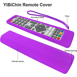 Avis SANAG Housse Coque En Silicone Pour Sharp Aquos Tv Telecommande Shw/Rmc/0133 Shwrmc0133, Etui De Protection Pour Sharp Tv Telecommande, Antiderapage, Antisismique, Lavable-Violet