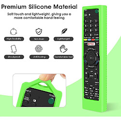 SANAG Housse Coque En Silicone Pour Telecommande Sony Bravia Tv Rmt-Tx100D Rmt-Tx200E Rmt-Tx300E, Antiderapant etui De Protection Pour Telecommande Sony(Glow Green) pas cher