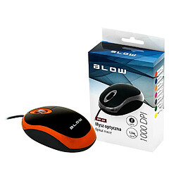 Souris optique USB pour ordinateur MP-20 BLOW orange 