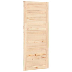 vidaXL Porte de grange 80x1,8x204,5 cm Bois massif de pin