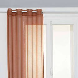 Atmosphera, Createur D'Interieur Voilage Moly - 135 x 240 cm - Terracotta