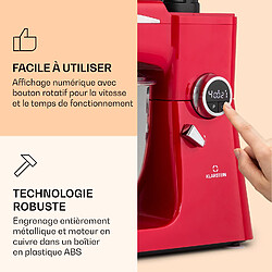 Avis Robot de cuisine multifonction - Klarstein Renata Rossa - 3-en-1 - 2000 W - Blender - sans BPA - Rouge