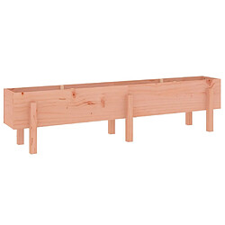 Acheter Maison Chic Jardinière,Lit surélevé de jardin - Bac à fleurs - pot de fleur 160x30x38 cm bois douglas massif -GKD76813