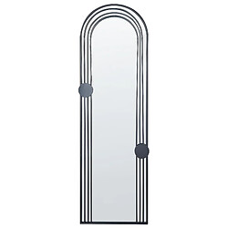 Beliani Miroir AJAIN 146 cm Noir