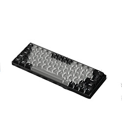 General Clavier de jeu, clavier d'ordinateur silencieux rétroéclairé LED arc-en-ciel portable 64 touches, touches multimédia, touches anti-ghosting, clavier filaire USB pour PC Mac Xbox(gris)