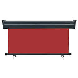 Acheter Maison Chic Auvent latéral de balcon | Store extérieur | Auvent solaire 140x250 cm Rouge -GKD37343