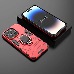 Avis Htdmobiles Coque pour Apple iPhone 15 Pro - housse etui rigide anti choc + verre trempe - ROUGE