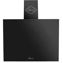 GCH D 286 BL/ 9 Hotte 90cm 206W 1000m³/h Télécommande Minuteur Métallique Verre Noir