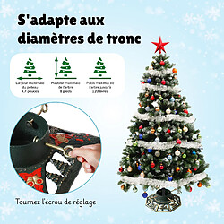 Support d'arbre de Noël Ventray avec réservoir d'eau,base d'arbre octogonale en fonte pour arbre artificiel/réel,support d'arbre 34x34x10cm,vert pas cher