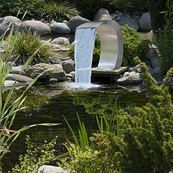 Acheter vidaXL Fontaine cascade de piscine Acier inoxydable 45 x 30 x 60 cm