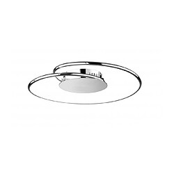 Wofi Plafonnier LOUIS chrome 1 ampoule LED hauteur 13 Cm