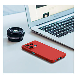 Avis Htdmobiles Coque pour Xiaomi Redmi Note 13 5G - housse etui silicone gel fine + verre trempe - ROUGE