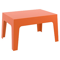 Avis Alterego Table basse 'MARTO' orange en matière plastique