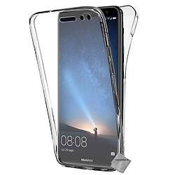 Htdmobiles Coque silicone gel fine 360 integrale pour Huawei Mate 10 Lite + film ecran - TRANSPARENT