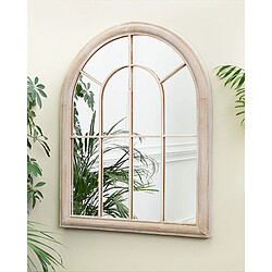 Beliani Miroir EMBRY 88 cm Beige