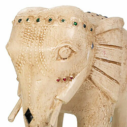 Acheter Figurine Décorative Alexandra House Living Blanc Bois de manguier Eléphant 11 x 24 x 24 cm