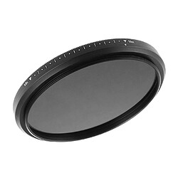 Avis 49-82mm Filtre de densité neutre ajustable ND variable ND2-ND400