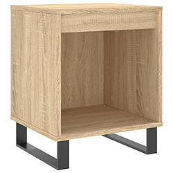 Maison Chic Table de chevet,Table de nuit,Table d'appoint pour salon chêne sonoma 40x35x50 cm bois d’ingénierie -MN21597