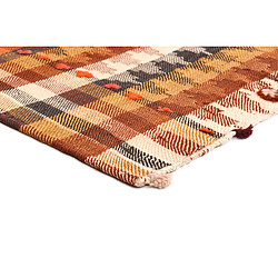 Vidal Tapis de laine 207x141 orange Jajim