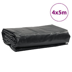 vidaXL Bâche anthracite 4x5 m 650 g/m² pas cher