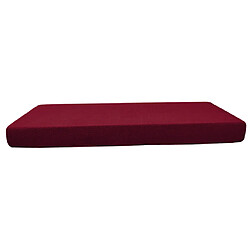 Avis Housse de coussin Stretch Spandex Jacquard Canapé Canapé Vin Rouge-Taille L