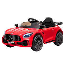 TechKidz Voiture Électrique Télécommandée Mercedes AMG 6V avec et MP3 Rouge / Noir