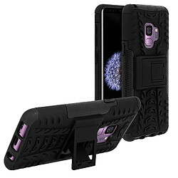 Avizar Coque Samsung Galaxy S9 Protection Antichocs + Support Intégré - Noir