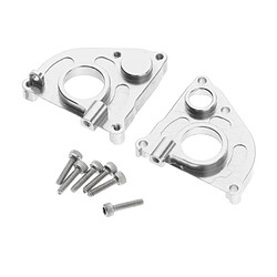 Acheter Couvercle De Boîtier De Boîte De Vitesses Central En Métal Pour Axial SCX24 AXI90081 1/24 RC Cars Argent