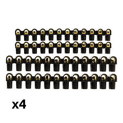 Avis Lot 4 barrettes 1x4 mm²+ 1x6mm² + 2x 10 mm² noires - Zenitech