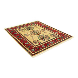 Vidal Tapis de laine 198x165 beige Kashkuli