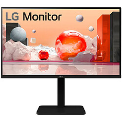 Moniteur LED LG 27" IPS FullHD 1080p 100 Hz - Réponse 5 ms - Hauteur réglable, rotatif et inclinable - Haut-parleurs 2 W - HDMI, USB, DisplayPort, VGA