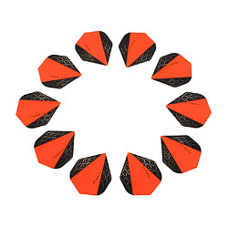 Avis 10pcs accessoire de queue de vols de dards de forme standard pour les jeux de dard orange