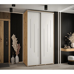 Abiks Meble Armoire DAVOS 8 À Portes Coulissantes 235,2/130/60 2 Portes