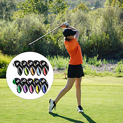 Acheter 10 pièces/ensemble Étanche Golf Tête de Fer Couverture Numérotée Anti-slip Club Capuchon Coins Anti-Scratch Couvre Le Transport Clubs protecteur