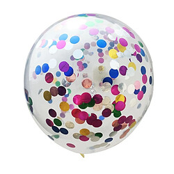 Wewoo Décorations de Fête 10 PCS 12 Pouces Ballons De Confettis Décoration De Mariage Joyeux Anniversaire Ballon En Latex Violet