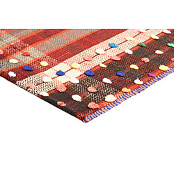 Vidal Tapis de laine 204x138 rouge Jajim